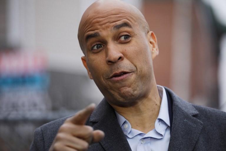 美國民主黨籍聯邦參議員布克(Cory Booker)。(AFP)
