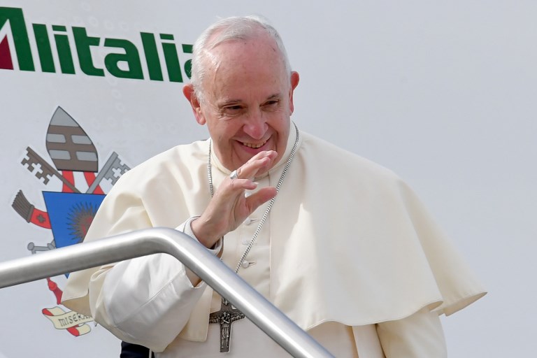 天主教教宗方濟各(Pope Francis)。(檔案照片/AFP)