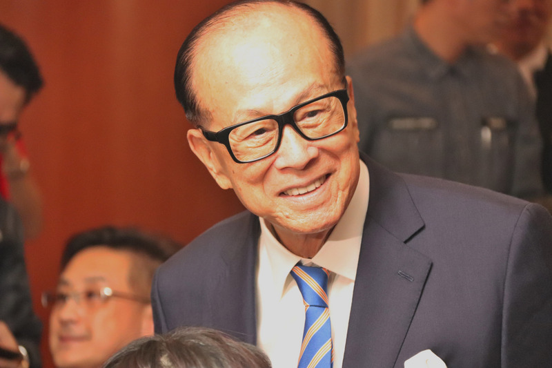 香港首富李嘉誠近日清倉手裏所有的海外港口業務。(資料照片/中央社)