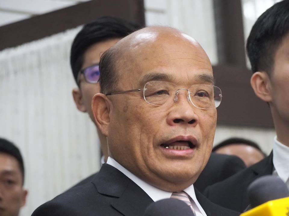 行政院長蘇貞昌。（蕭照平攝）