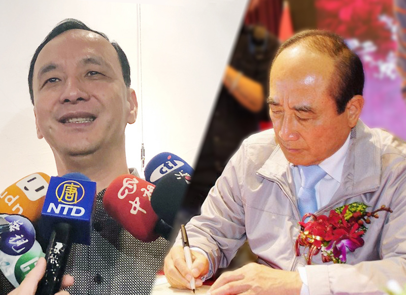 朱立倫表示，初選時，他一定全力以赴；預計3月7日正式宣布參選總統的王金平則持保留態度。(圖：中央社)