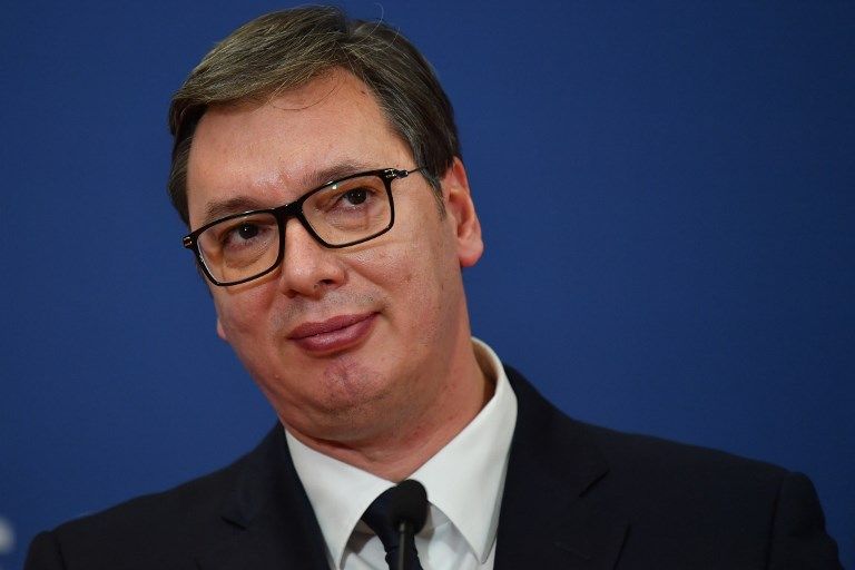 塞爾維亞總統武契奇(Aleksandar Vucic)(資料照片/AFP)