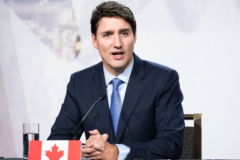 加拿大總理杜魯道(Justin Trudeau) (AFP)