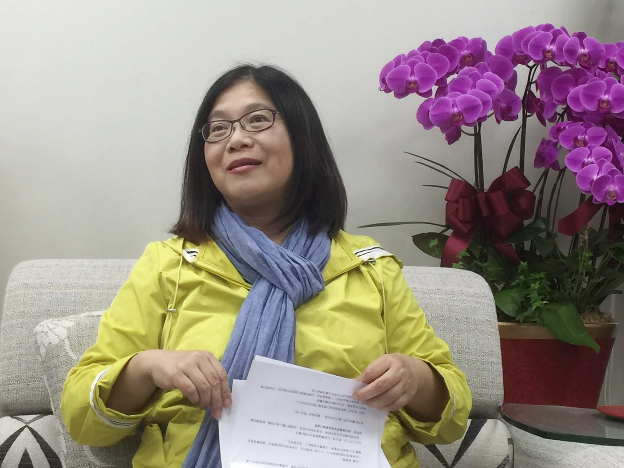 民進黨立委管碧玲。（蕭照平 攝）