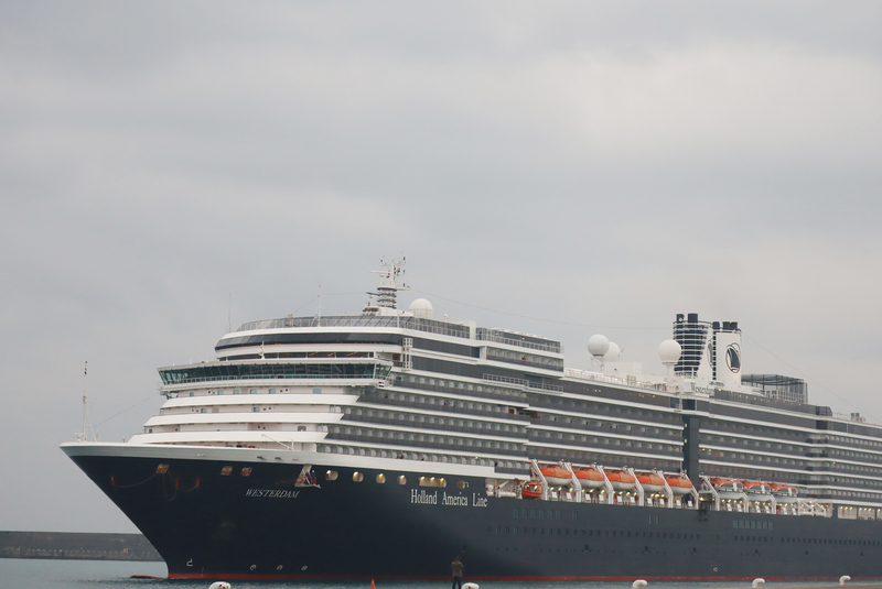 「威士特丹（Westerdam）號郵輪」(資料照片/中央社)