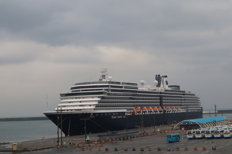 「威士特丹（Westerdam）號郵輪」(資料照片/中央社)