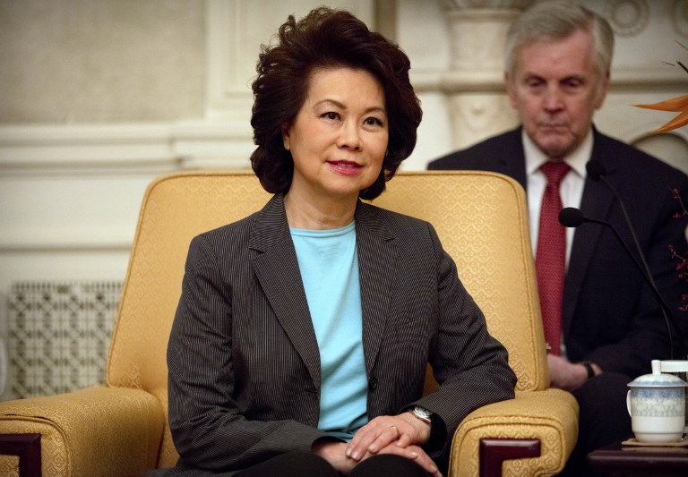 美國運輸部部長趙小蘭(Elaine Chao) (AFP)