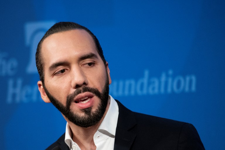 薩爾瓦多總統布格磊(Nayib Bukele)表示，他將競選連任。 (AFP)