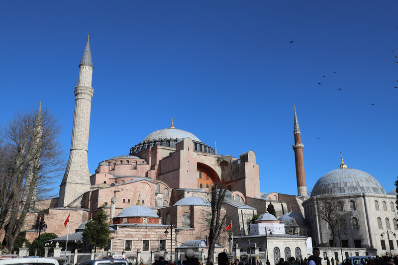 圖為聖索菲亞博物館外觀。(圖:中央社檔案照片)