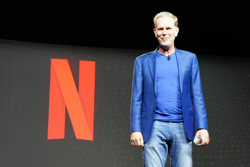 Netflix共同創辦人哈斯汀(Reed Hastings)。(資料照片/CNA)