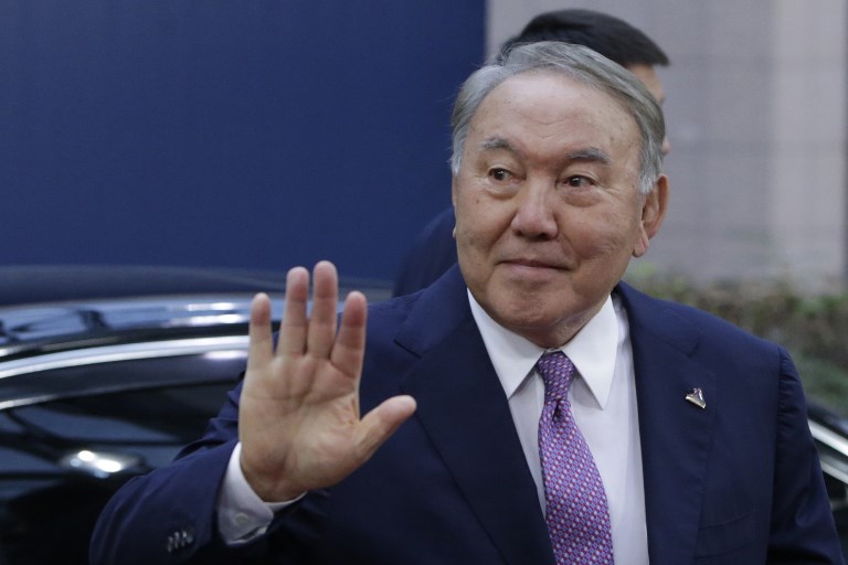 中亞國家哈薩克開國總統納札爾巴耶夫。(AFP)