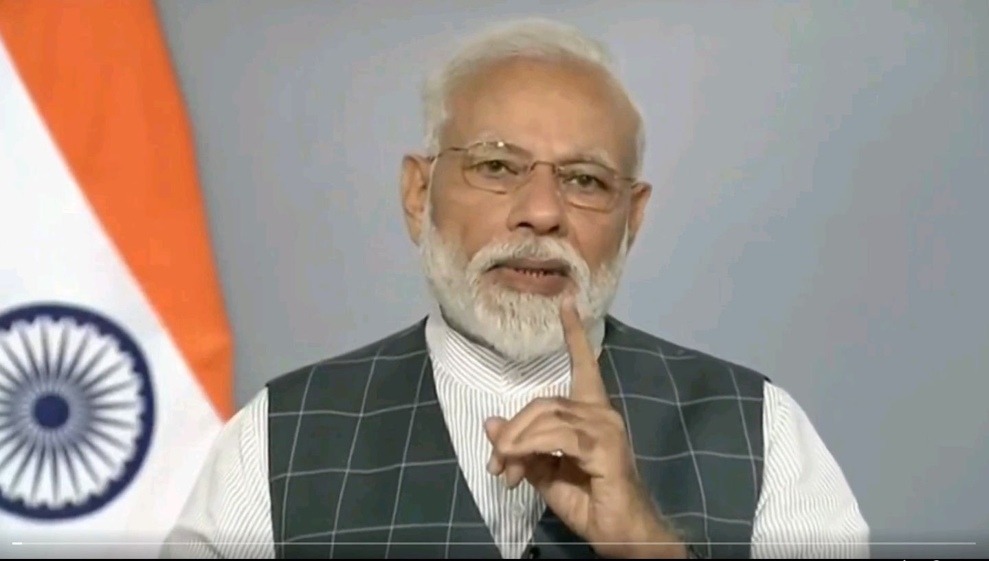 印度總理莫迪27日宣布印度成功成為全球第四個擁有反衛星能力的國家。 (圖:翻拍自莫迪推特)