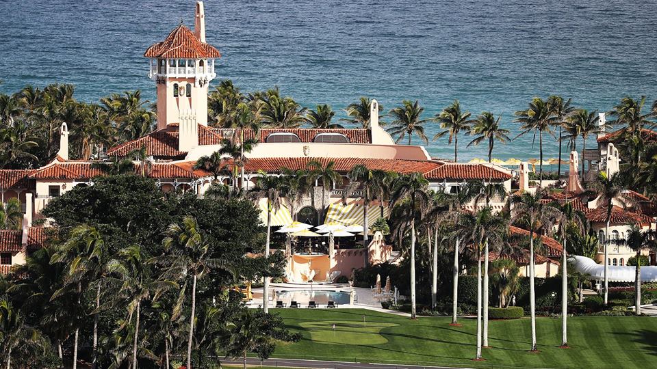 美國總統川普位於佛羅里達州棕櫚灘海湖俱樂部(Mar-a-Lago) (網路圖片)