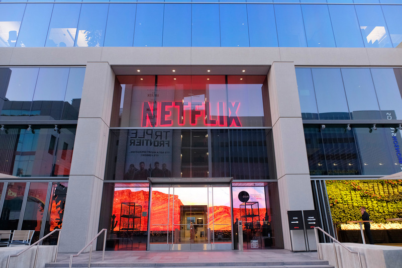 網路電視串流服務Netflix洛杉磯總部園區。（中央社/Netflix提供）
