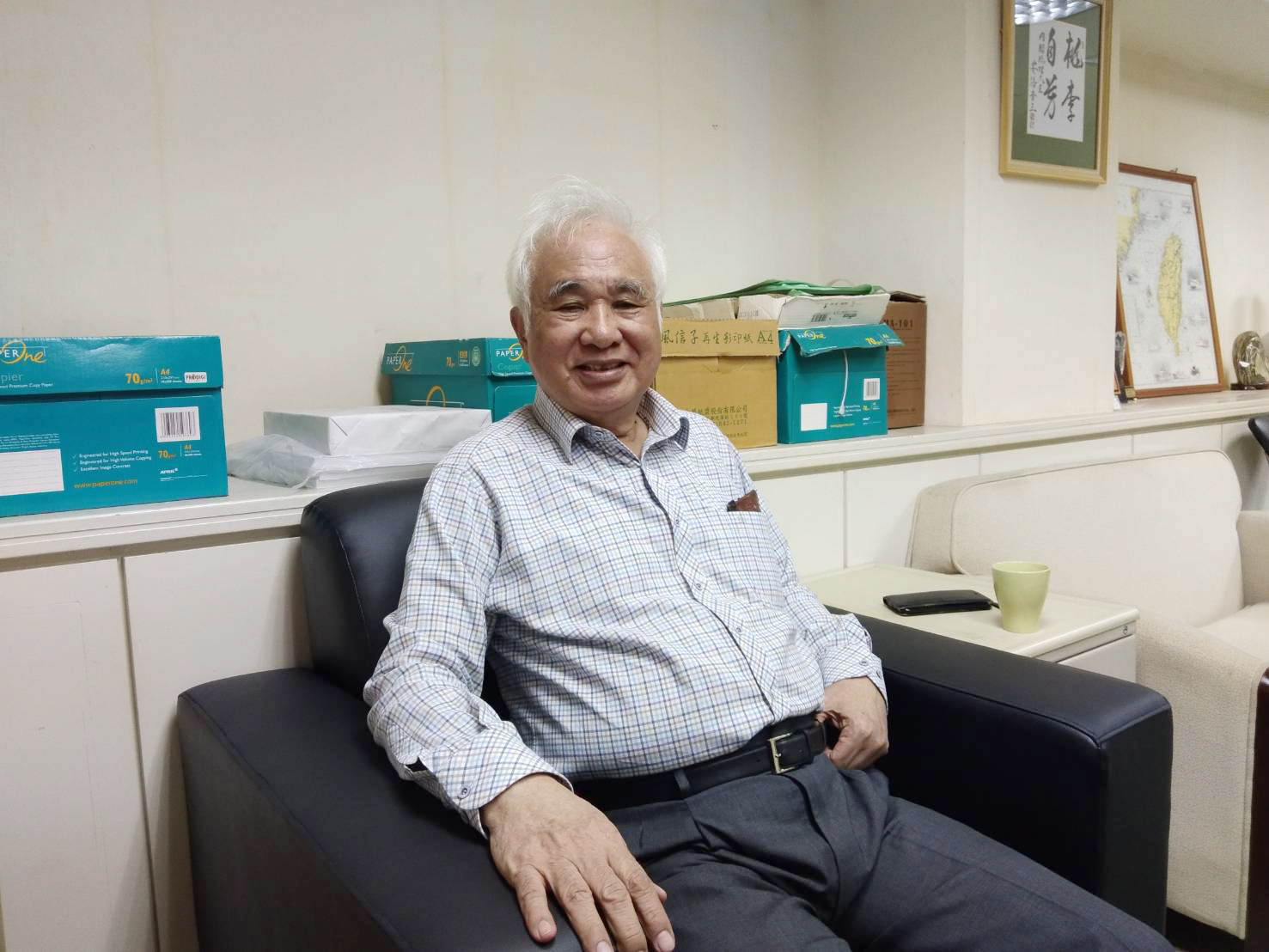 迎戰年底彰化縣長選舉，民進黨彰化縣競選團隊整隊就緒，由總統府資政姚嘉文扛起總督導一職。(王韋婷攝)