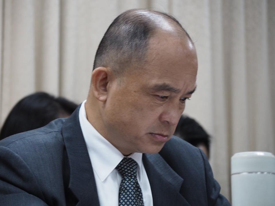 全民防衛動員署30日揭牌， 首任署長白捷隆（圖）。(資料照片／蕭照平攝)