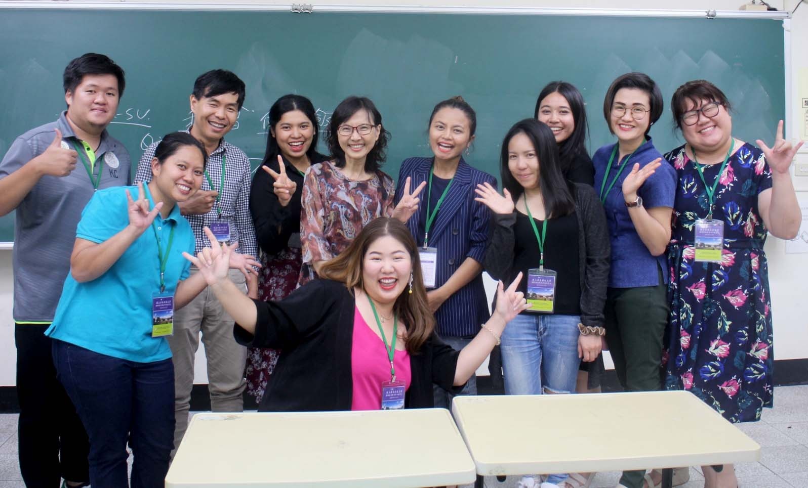 屏東科技大學舉辦「泰國華語師培教學工作坊」，協助11名泰國華語教師提升教學專業知能。(屏東科技大學提供)