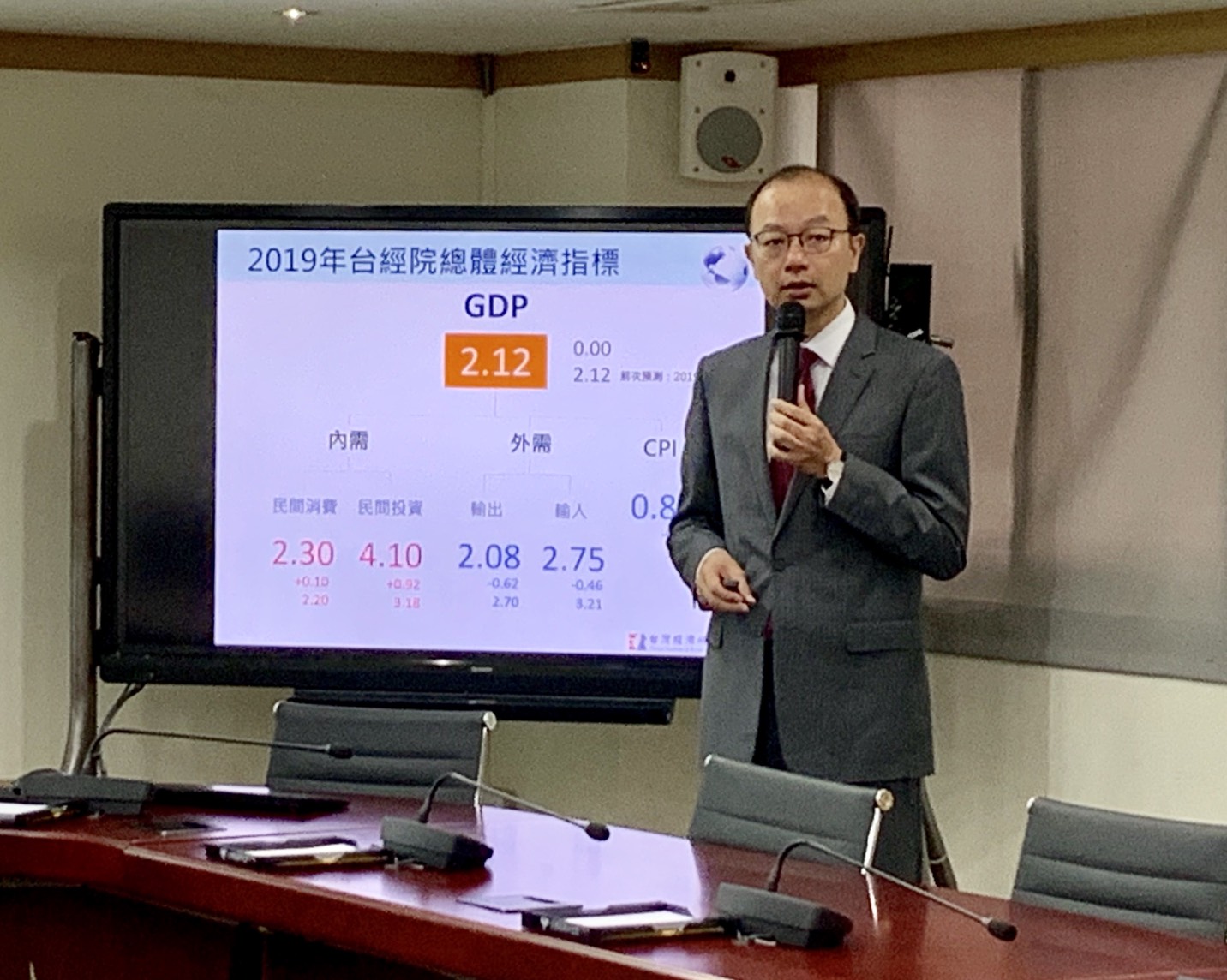 台經院景氣預測中心主任孫明德。（台經院提供）