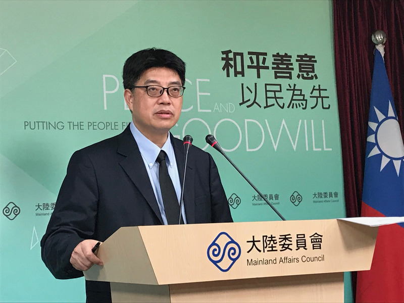 大陸委員會發言人邱垂正今天(9日)強調，不會在香港逃犯條例修法前提下與港府協商；即使修法通過，赴港或在港國人被移送到中國大陸的威脅未排除前，政府也不會同意港女命案兇嫌移交。（中央社資料照片）
