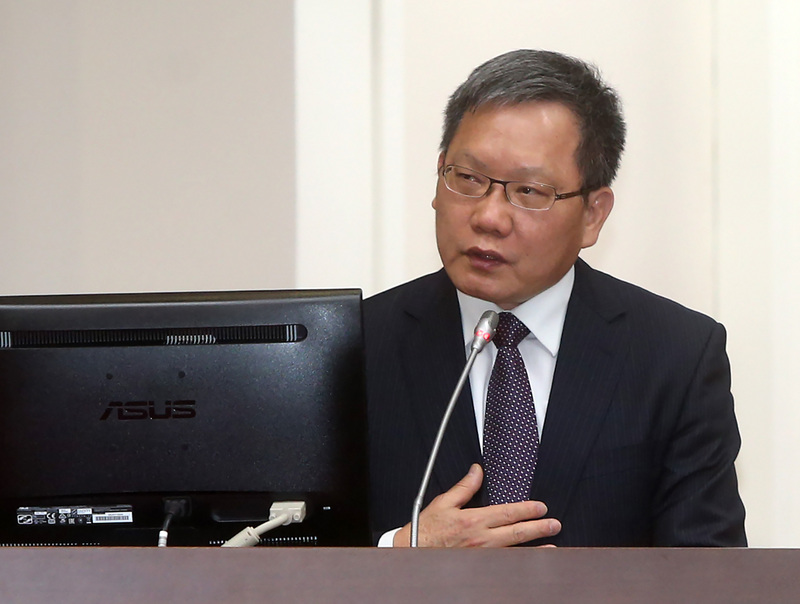 財政部長蘇建榮。(圖：中央社)