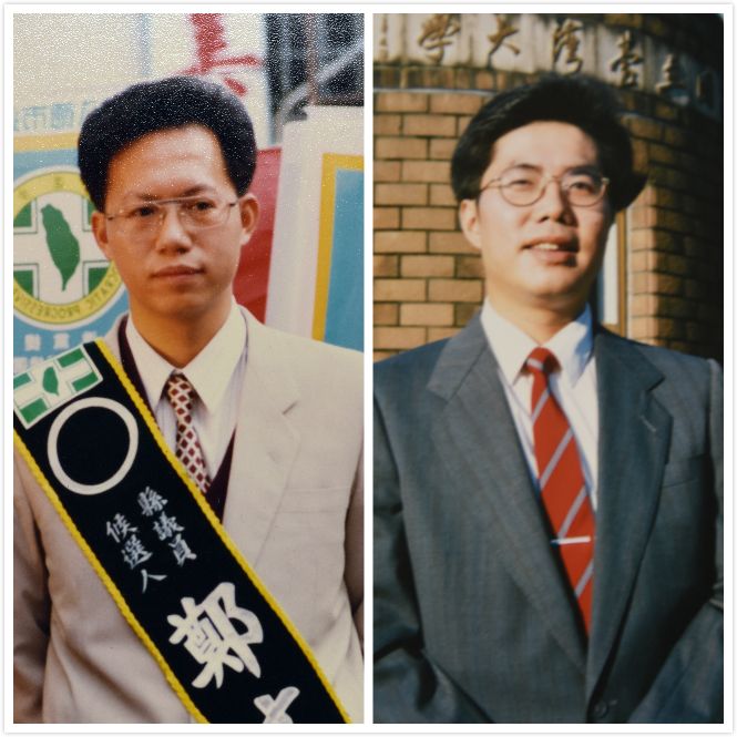 記得當時年紀還小的桃園市長鄭文燦、台南市長黃偉哲。圖:邱萬興/央廣合成。