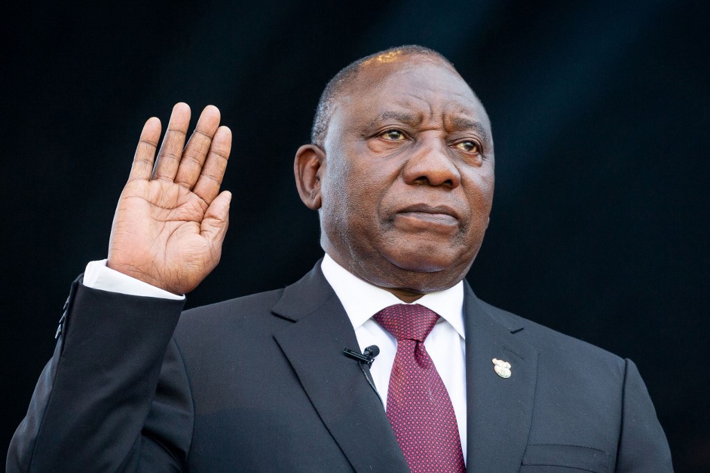 南非總統拉瑪佛沙(Cyril Ramaphosa)。 (AFP)