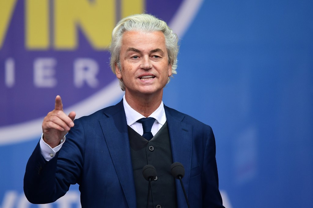荷蘭極右派自由黨領導人懷爾德斯(Geert Wilders)。(AFP)