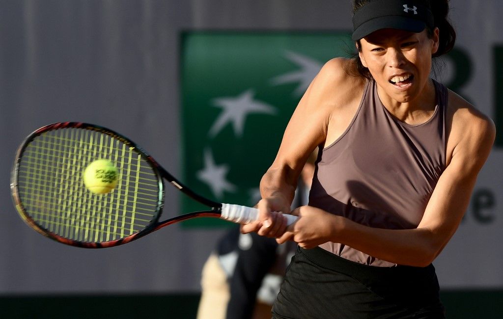 謝淑薇法輪晉級第二輪(AFP)