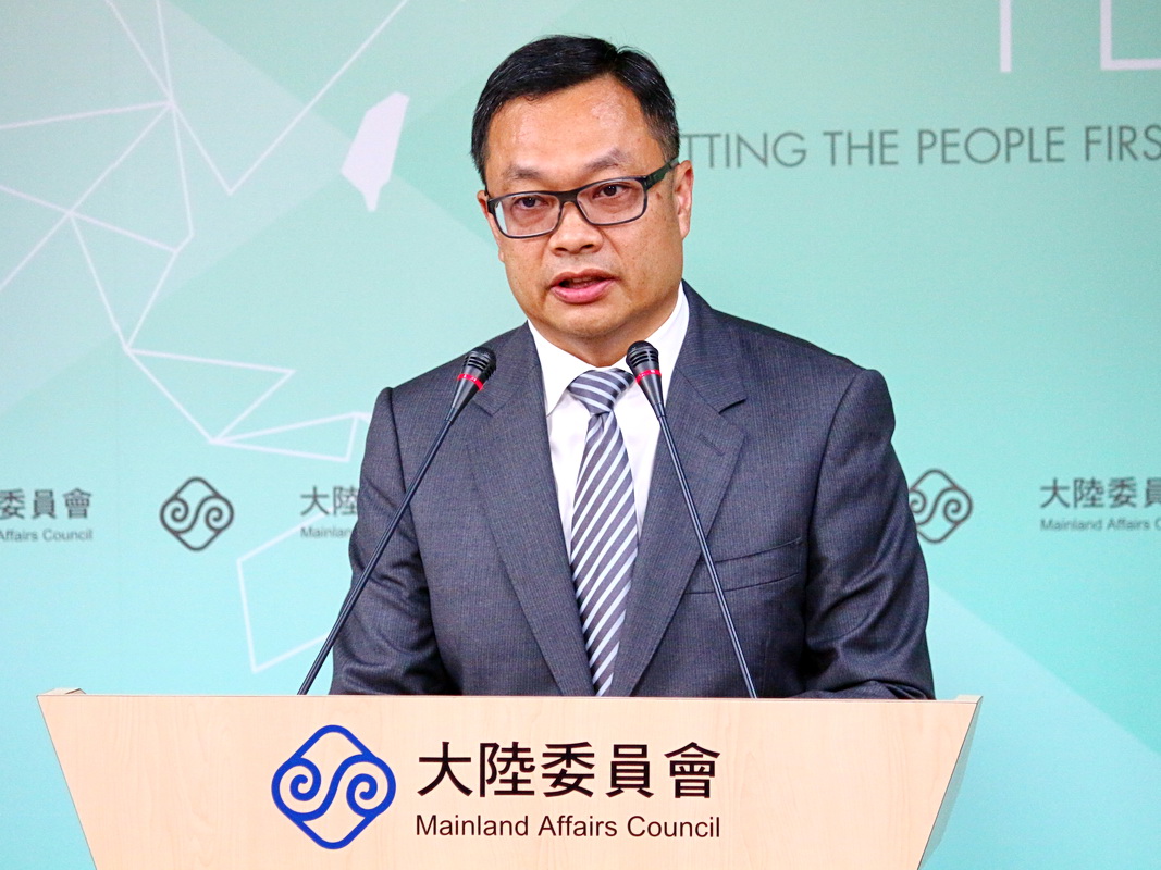 陸委會副主委陳明祺表示，政府依據中華民國憲法、兩岸人民關係條例及其他相關法律處理兩岸事務，凡涉及主權議題，都應妥慎處理。(資料照/王照坤 攝)