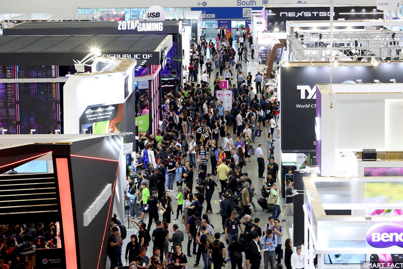 圖為2019年台北國際電腦展（COMPUTEX 2019）。（外貿協會提供）