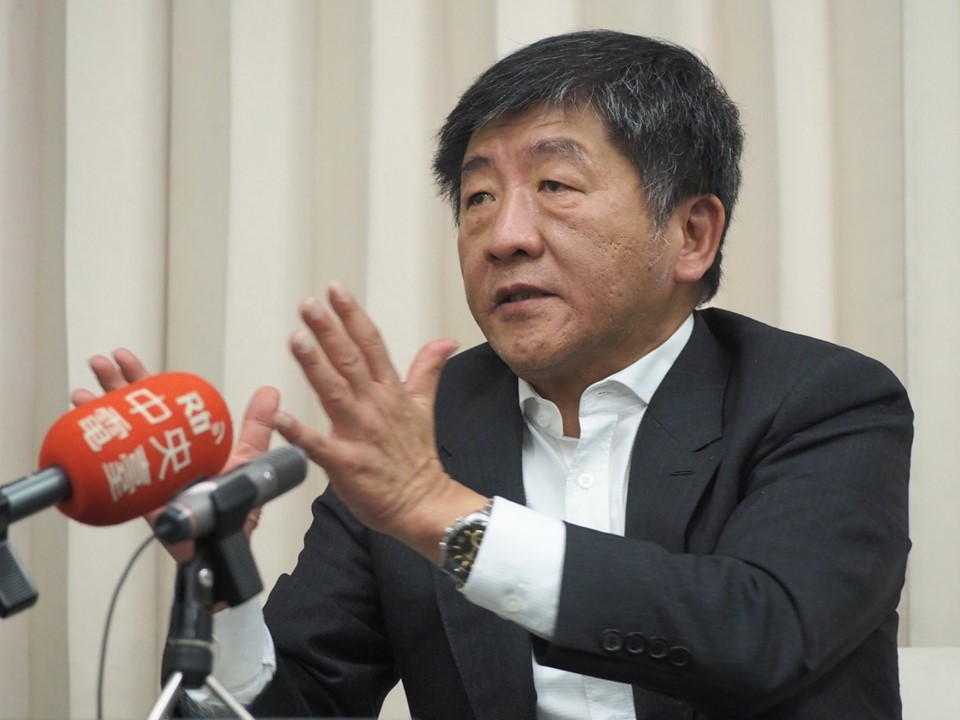 衛福部長陳時中。(蕭照平 攝)