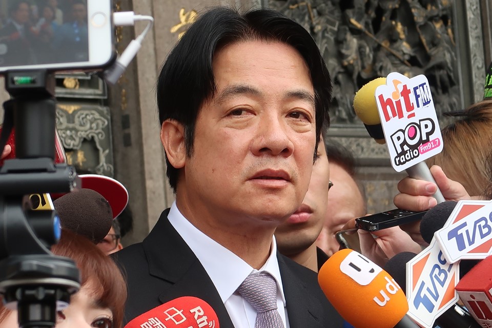 針對前台灣省政府秘書郭冠英自稱「代表中共監督台灣省選舉」，民進黨副總統參選人賴清德22日表示，國人不可輕忽郭冠英這席話，中國勢力已「侵門踏戶」到台灣。（資料照/劉玉秋 攝）