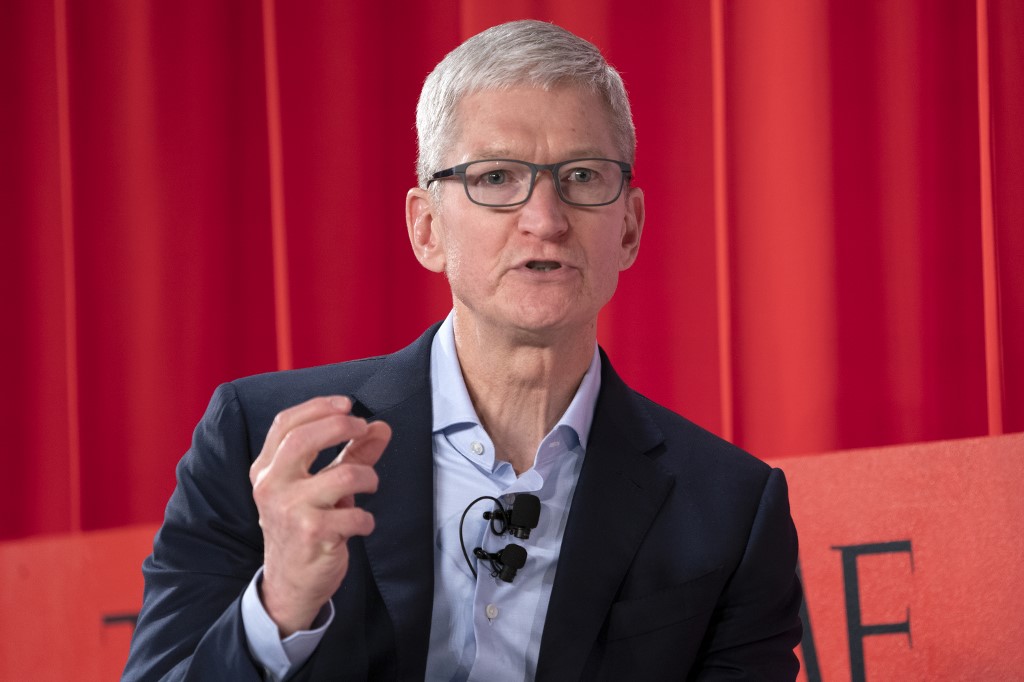 蘋果執行長庫克(Tim Cook) (AFP)
