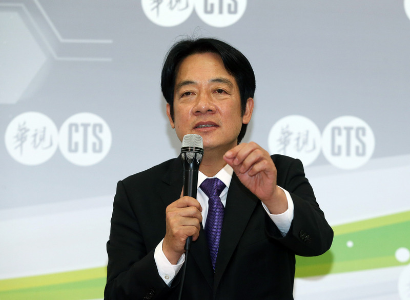 前行政院長賴清德。 (圖:中央社檔案照片)