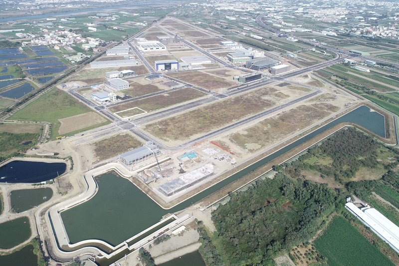 工具機公會建議工業區週邊土地就近開發供產業界使用。圖為台南新吉工業區空拍圖。（台南市經發局提供）