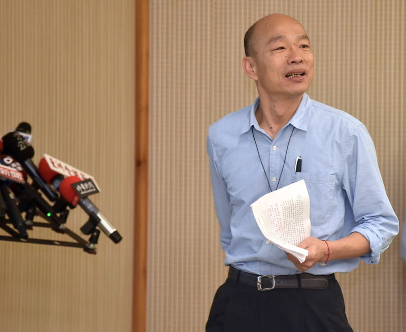 高雄市長韓國瑜。（資料照 / 中央社）