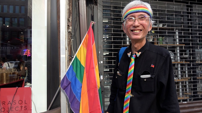 同志運動先驅祁家威被列時代雜誌2020年百大人物。 (圖:中央社檔案照片)