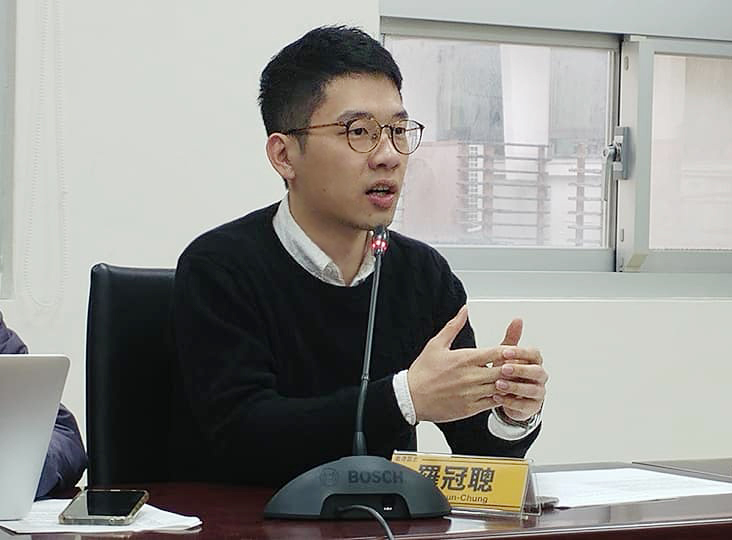 香港前議員羅冠聰（資料照片/劉玉秋 攝）