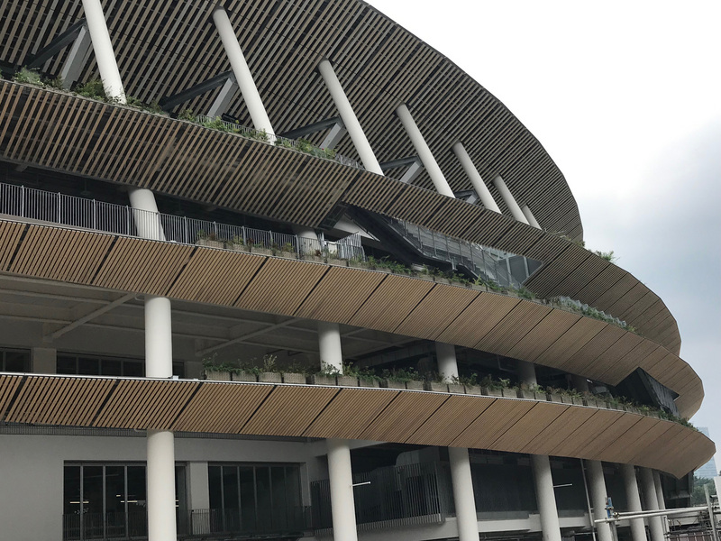 圖為2020東京奧運主場館新國立競技場。(資料照片/中央社)