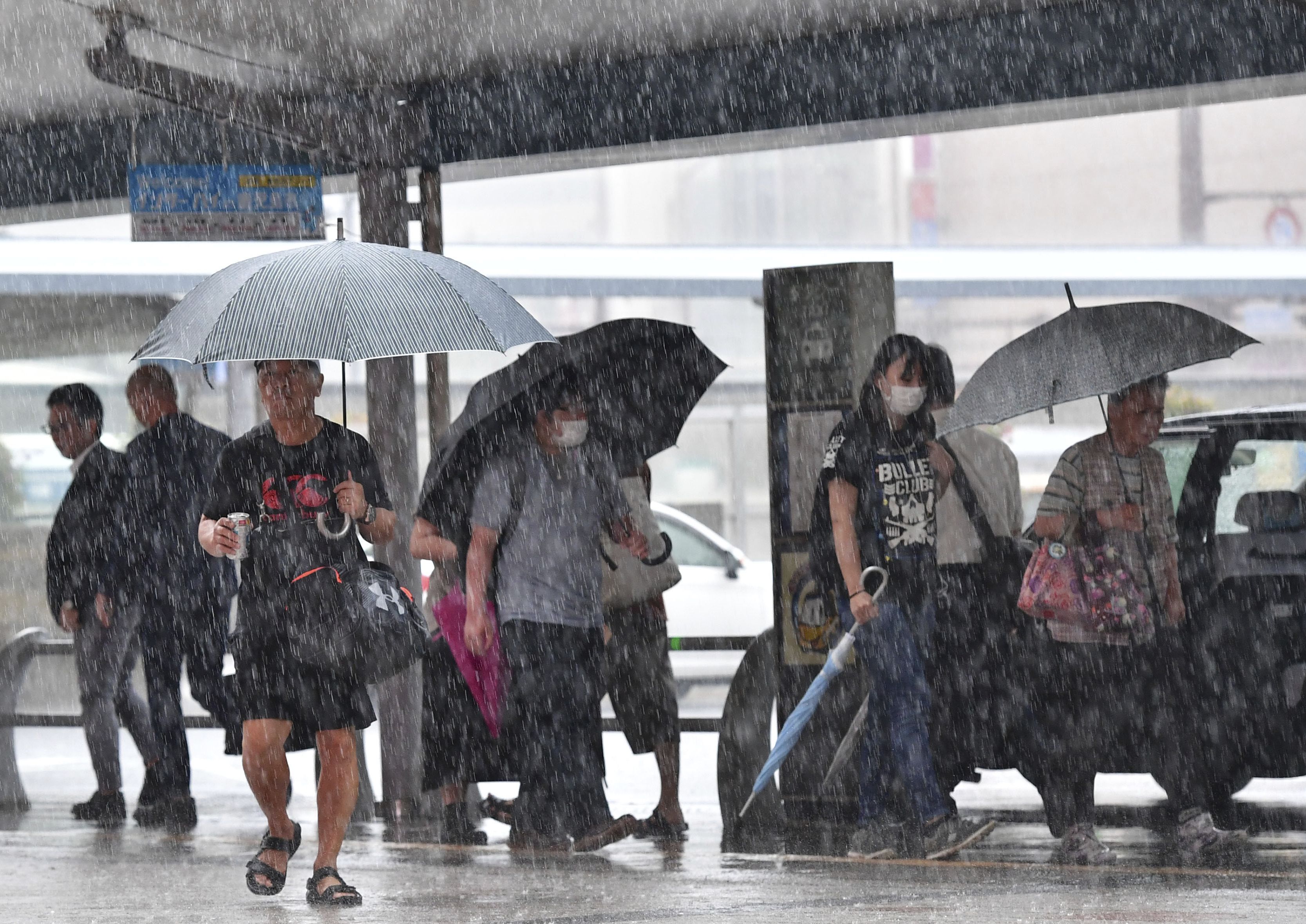 日本九州豪雨 逾12萬居民避難撤離。(AP/達志影像/檔案照片)