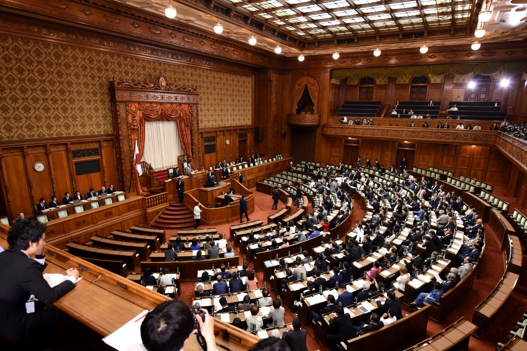日本參議院。(AFP)