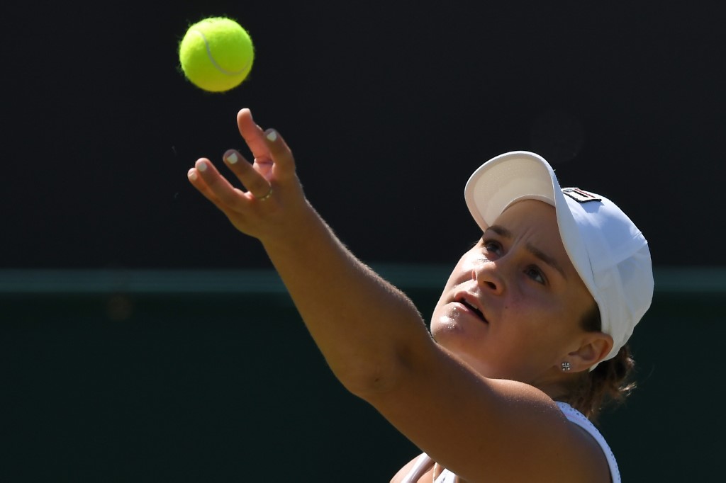 澳洲網球選手巴蒂(Ashleigh Barty)宣布提前退休。 (資料照片/AFP)