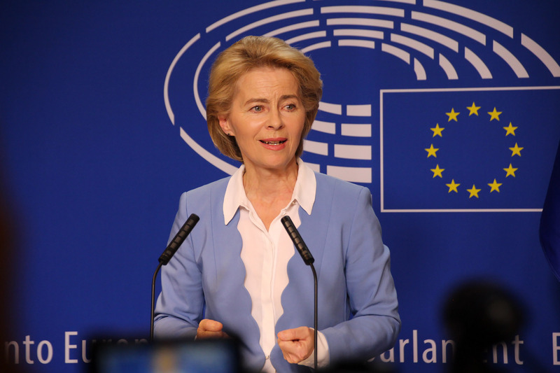 歐盟執委會主席范德賴恩(Ursula von der Leyen)。（圖：中央社資料照片）