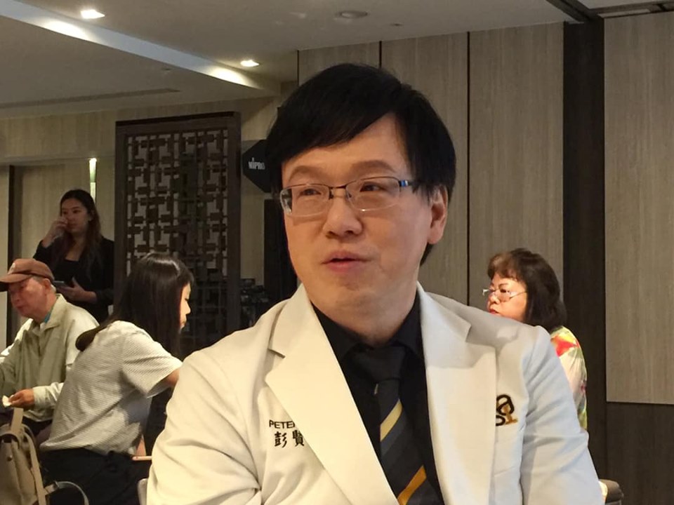 彭賢禮皮膚科診所院長彭賢禮。（蕭照平攝）