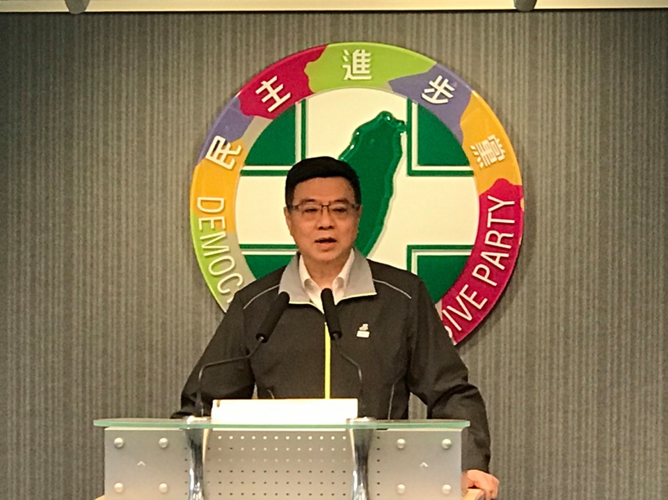 民進黨主席卓榮泰今天受訪時證實「十八銅人」的選戰部署。（劉玉秋攝）