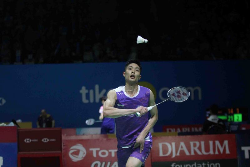 3局激戰落敗，周天成羽球世錦賽止步八強。 (圖:中央社檔案照片)