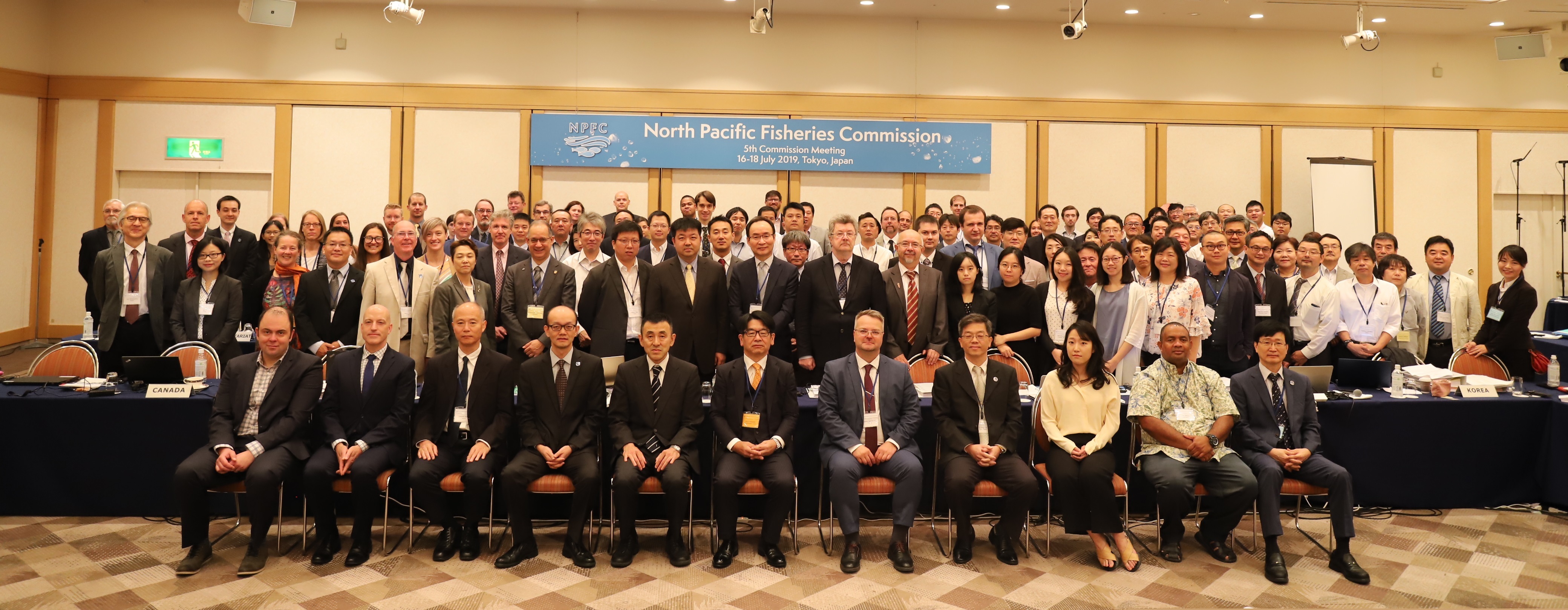 由台灣、日本、中國大陸、南韓等8個國家和地區組成的北太平洋漁業委員會（NPFC），16至18日在東京舉行年會。   (圖：漁業署提供)