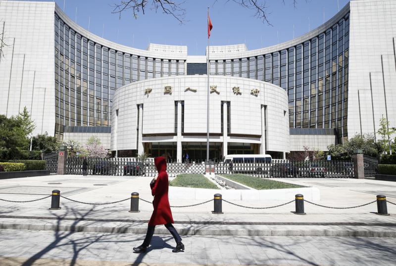 中國人民銀行（大陸央行）（中新社提供）<br />(圖：中央社)
