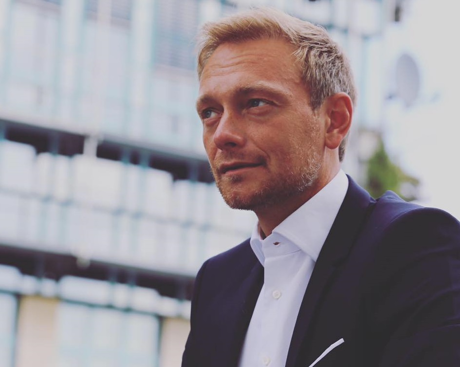 德國自由民主黨(FDP)黨魁林德納(Christian Lindner)。(圖：林德納臉書)