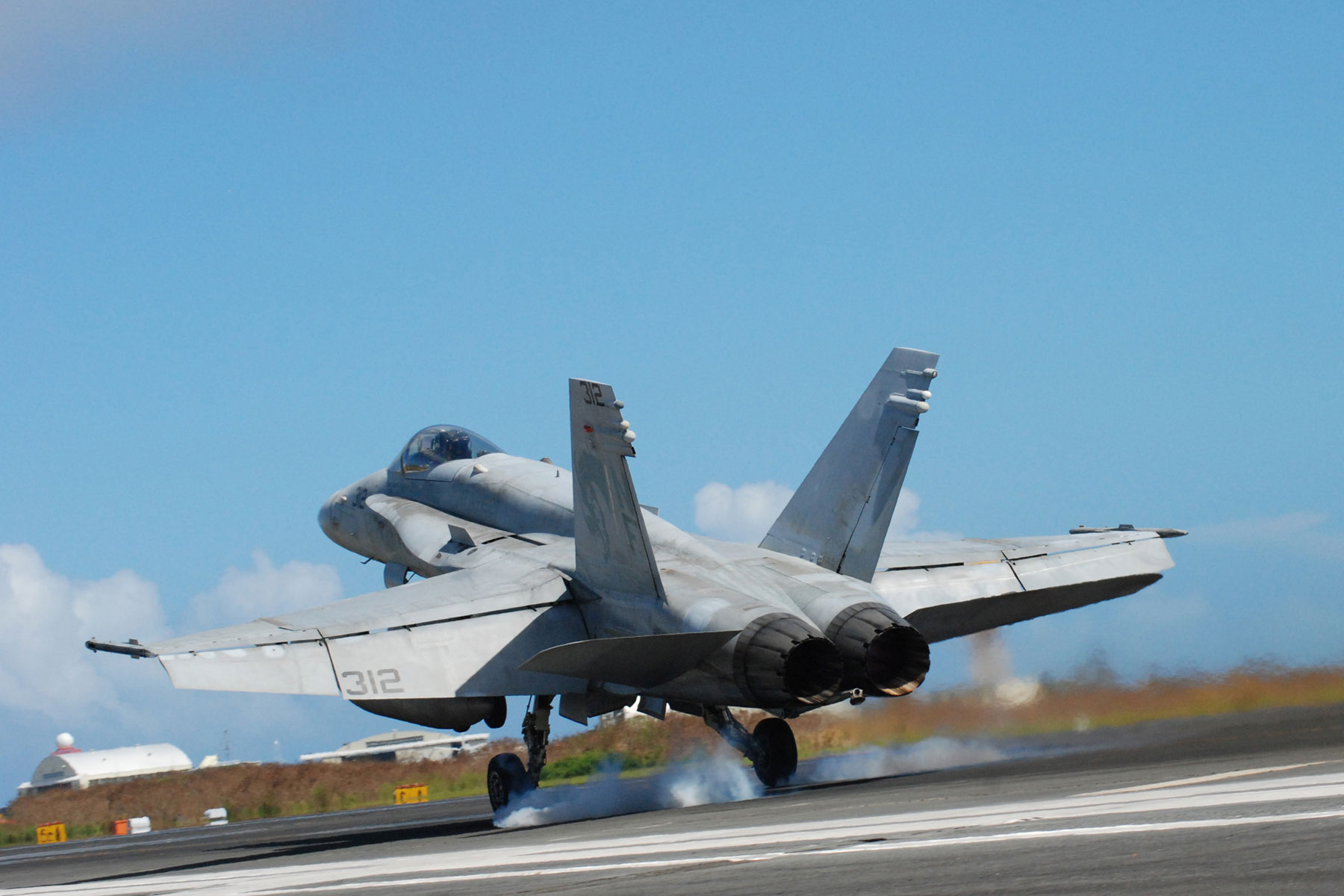 F/A-18E超級大黃蜂(Super Hornet)戰機。 (圖:美國海軍)